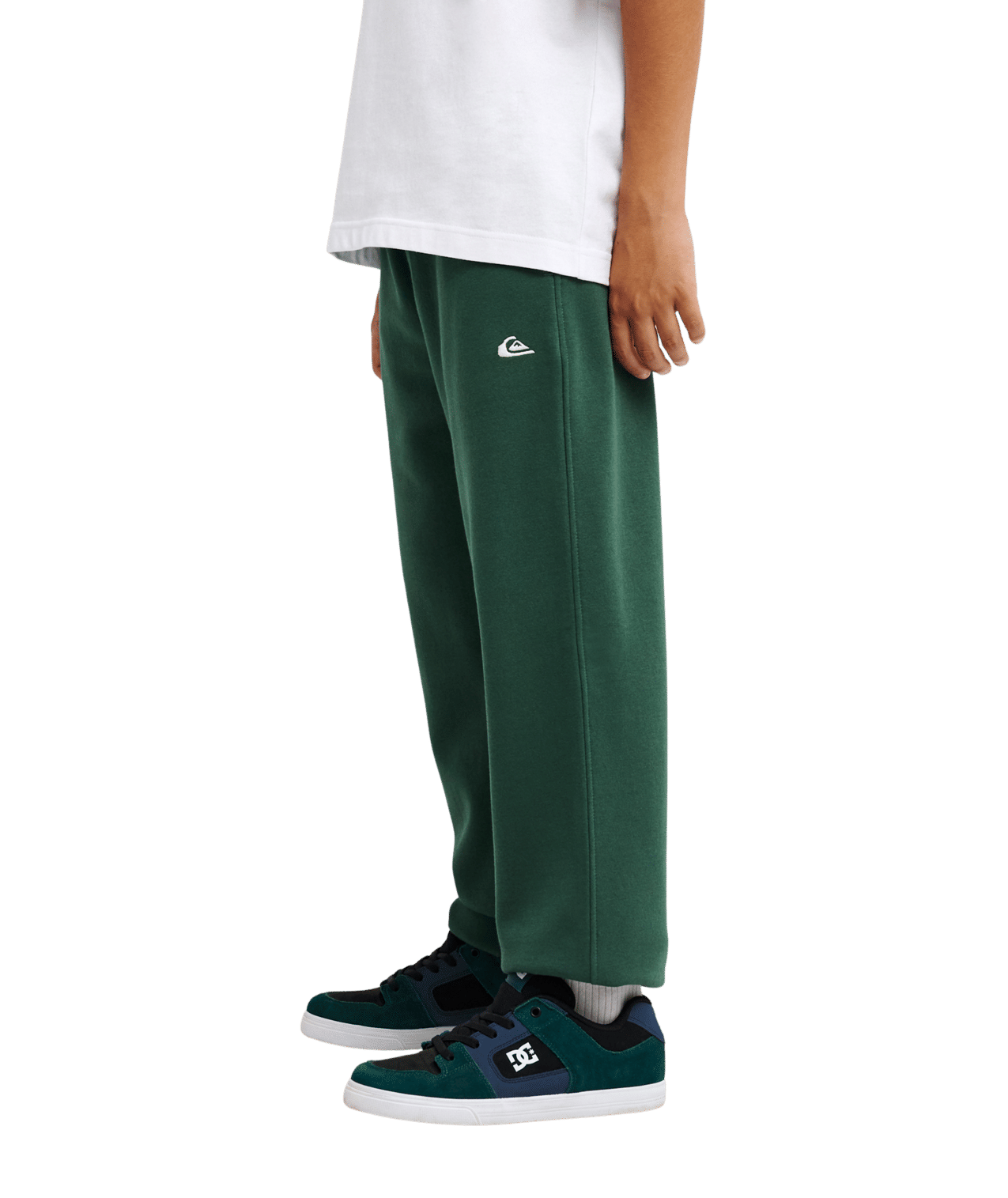 Regular Jogger Elastic Waist Fleece Broek