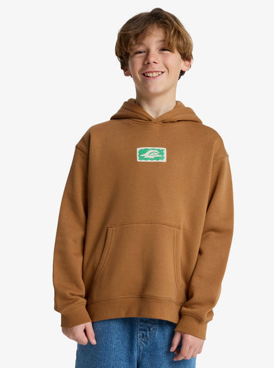 Graphic Hero Hoodie Youth Tobacco Brown