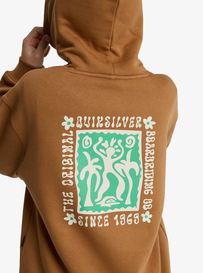 Graphic Hero Hoodie Youth Tobacco Brown