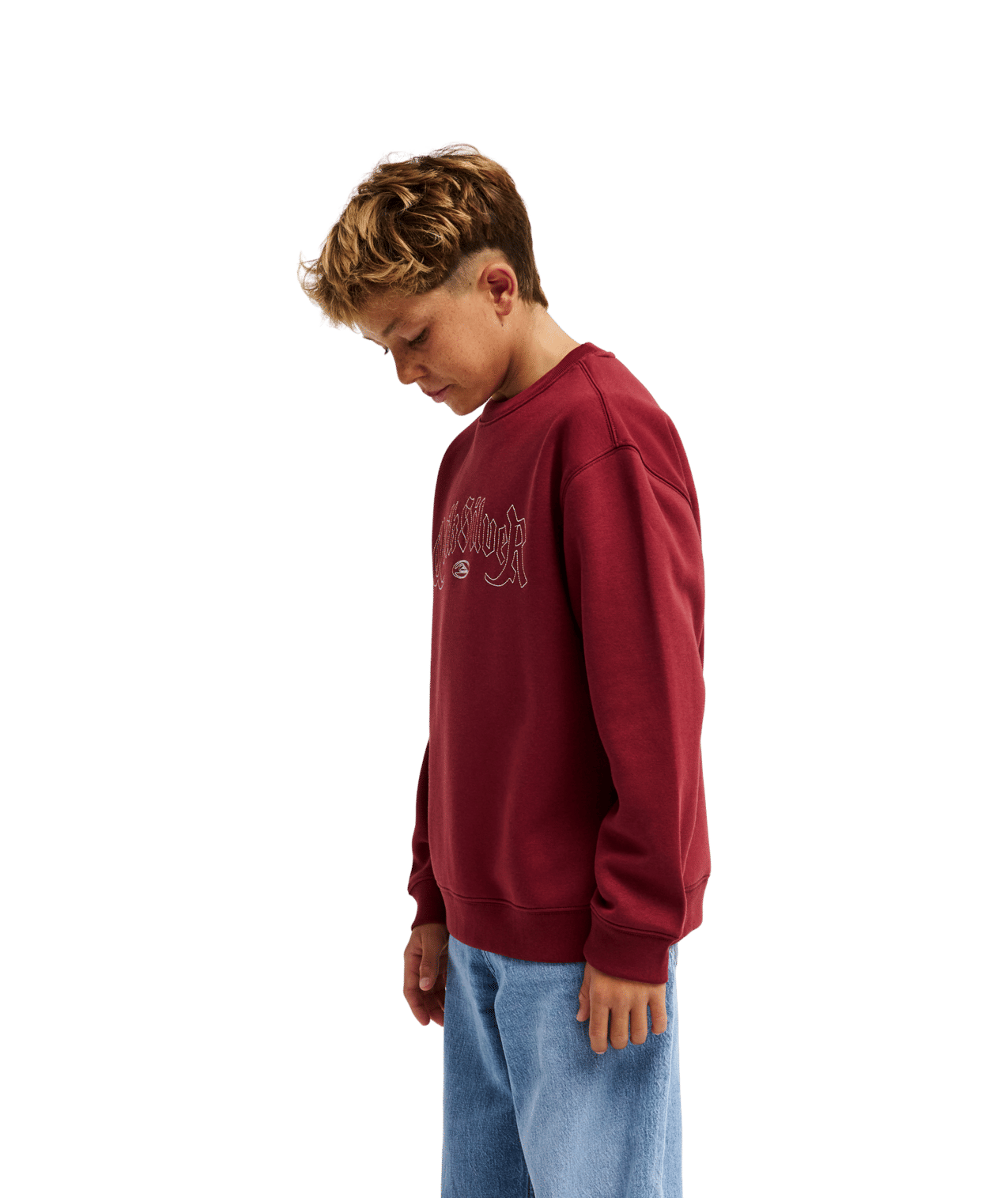 Graphic Crew Ov Crew Neck Fleece trui