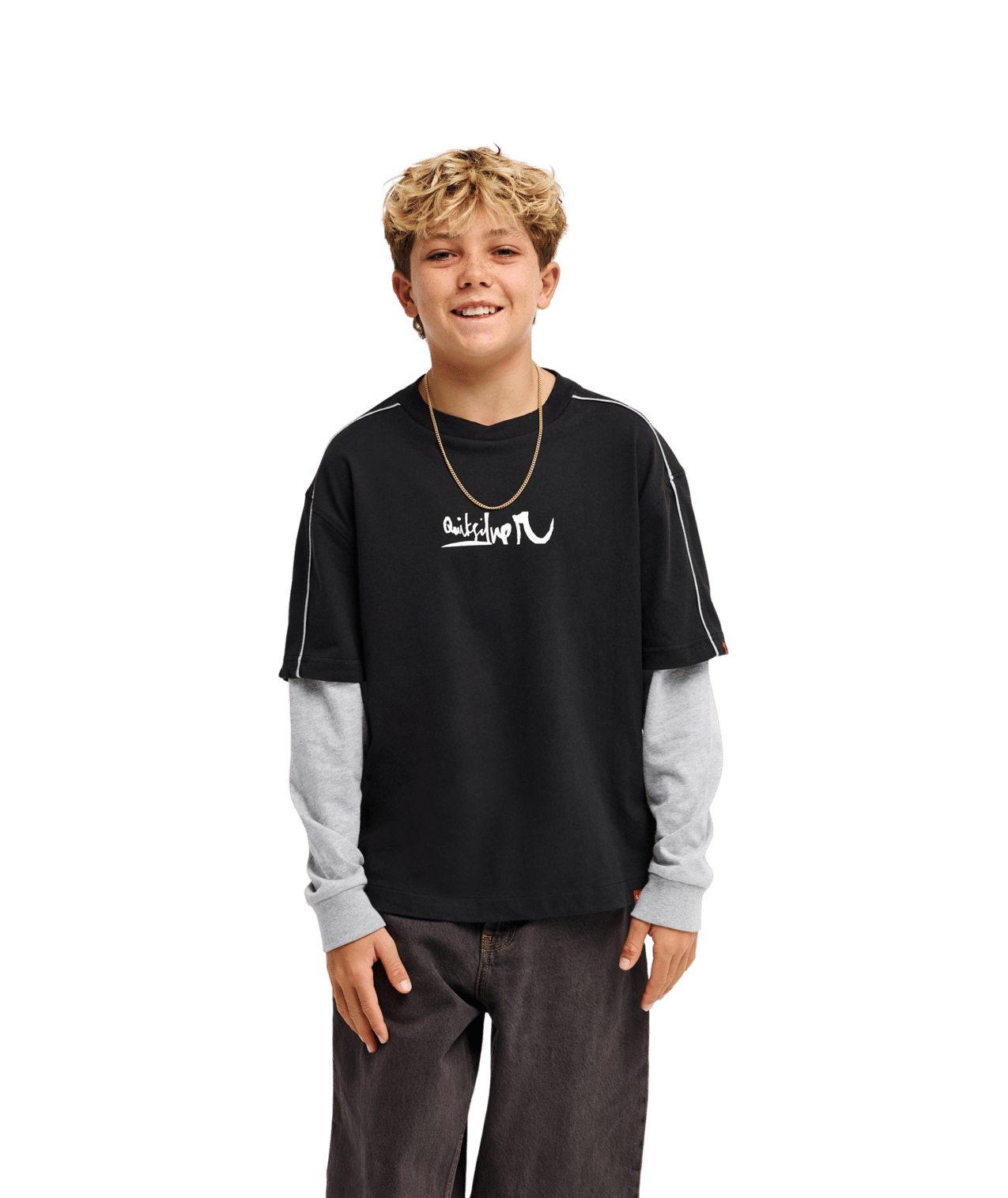 Young Guns Double Layer Lange Mouwen T-shirt