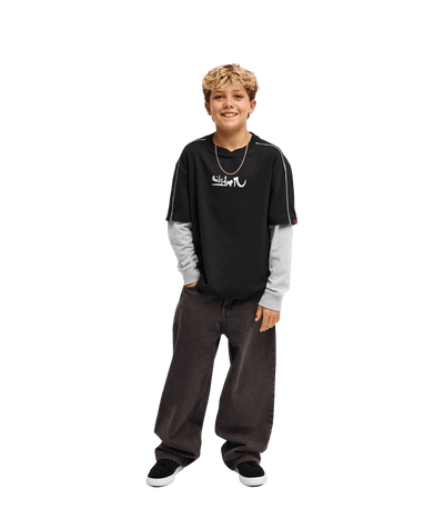 Young Guns Double Layer Lange Mouwen T-shirt