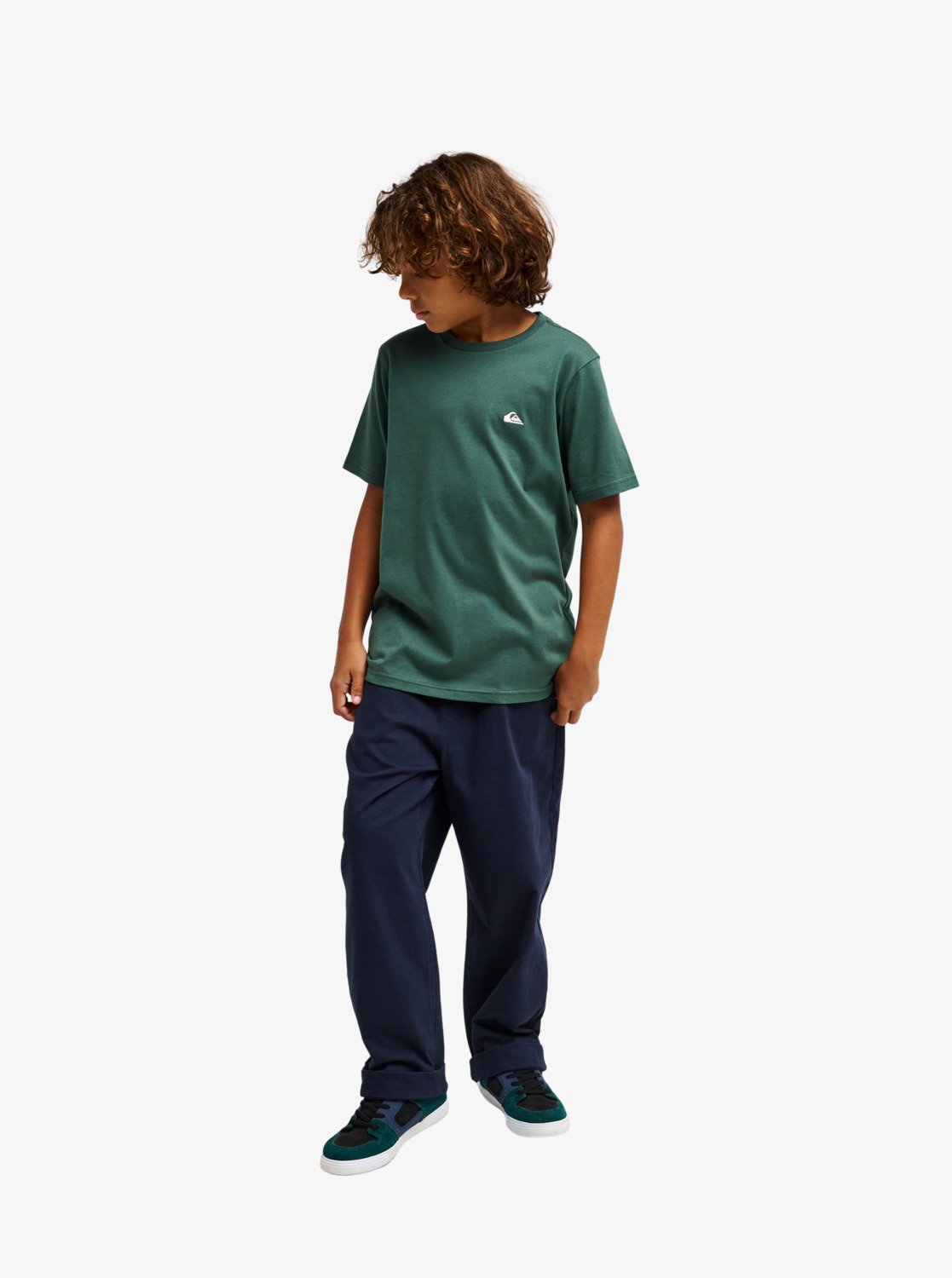 Basic Ss Tee Youth Aqua