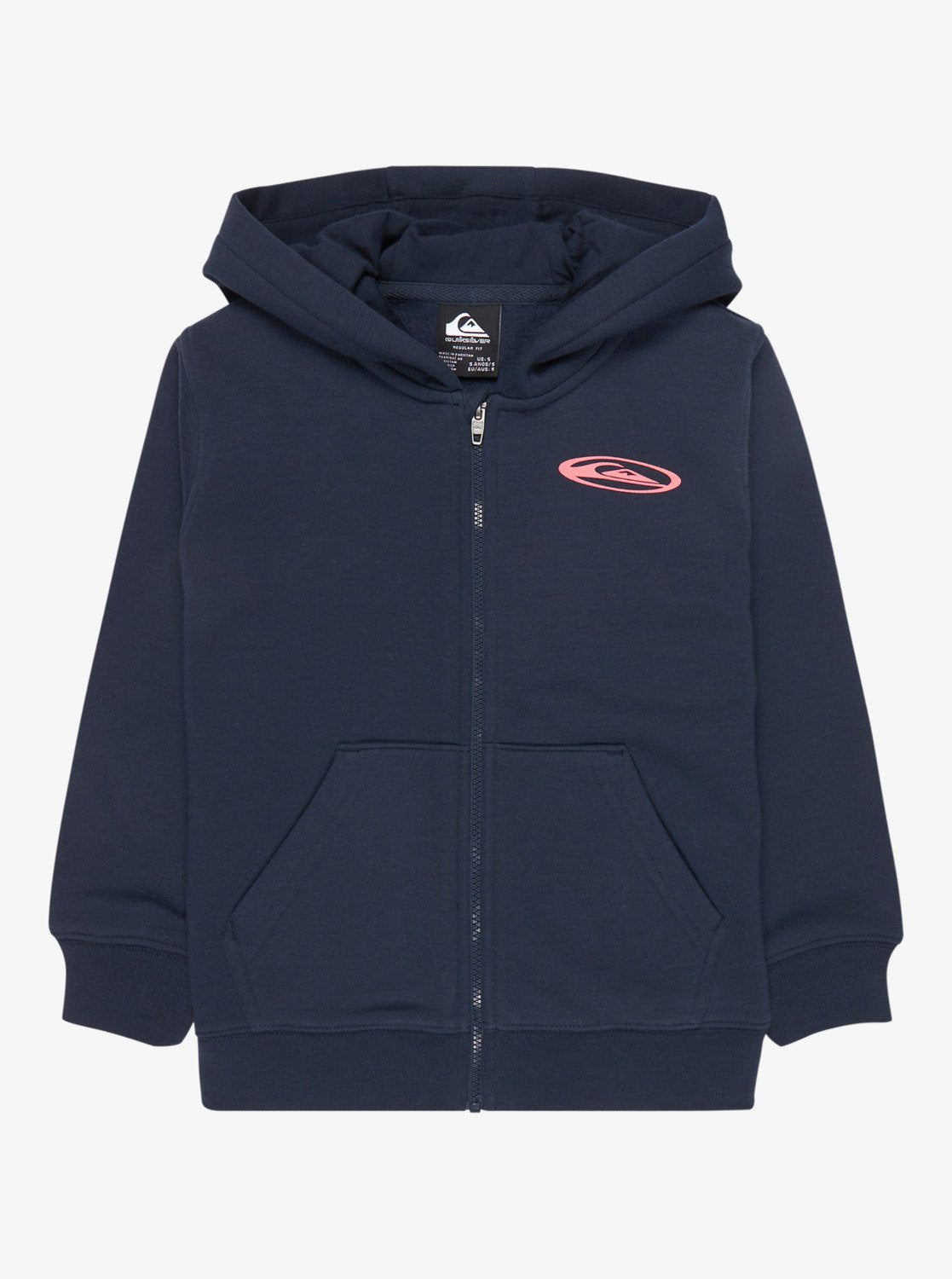 Quik Globe Hood Full Zip Fleece Trui Voor Kids