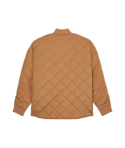Shining Quilted Parka Jas