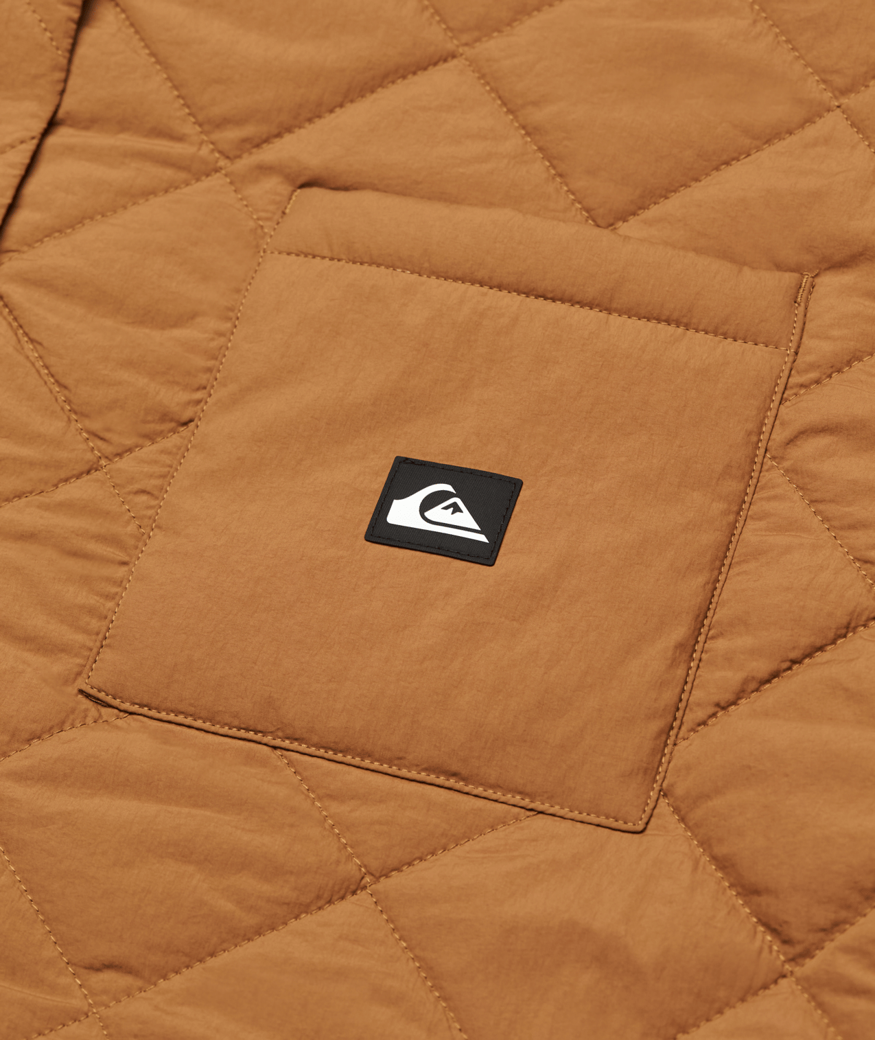 Shining Quilted Parka Jas