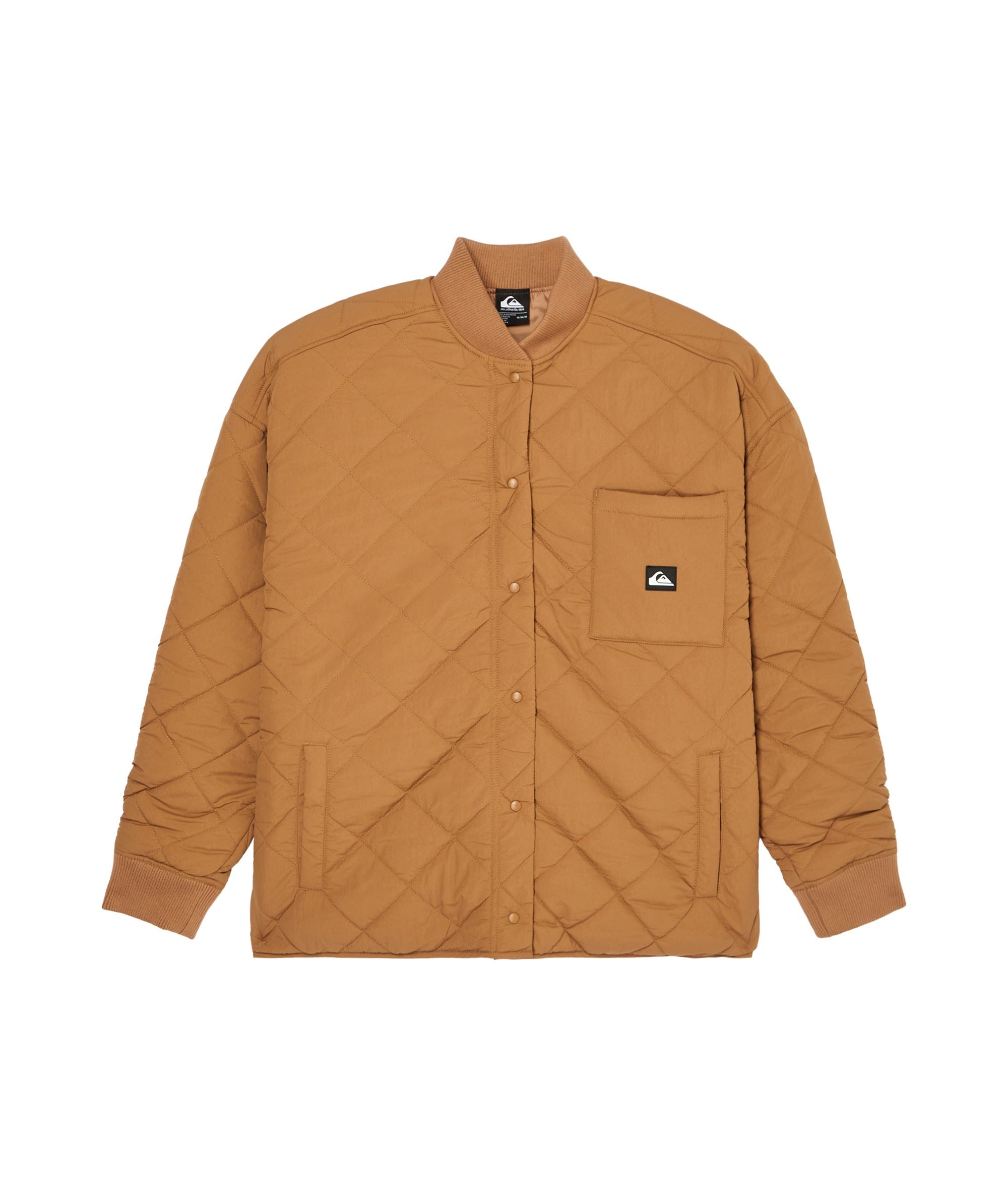 Shining Quilted Parka Jas