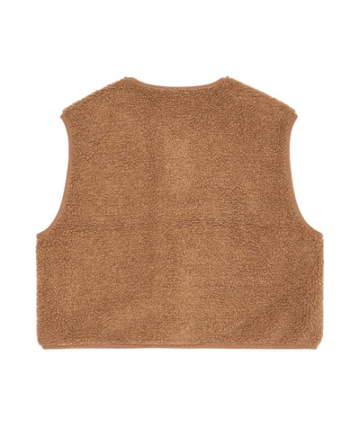 Cropped Vest Full Zip Polar Fleece Trui