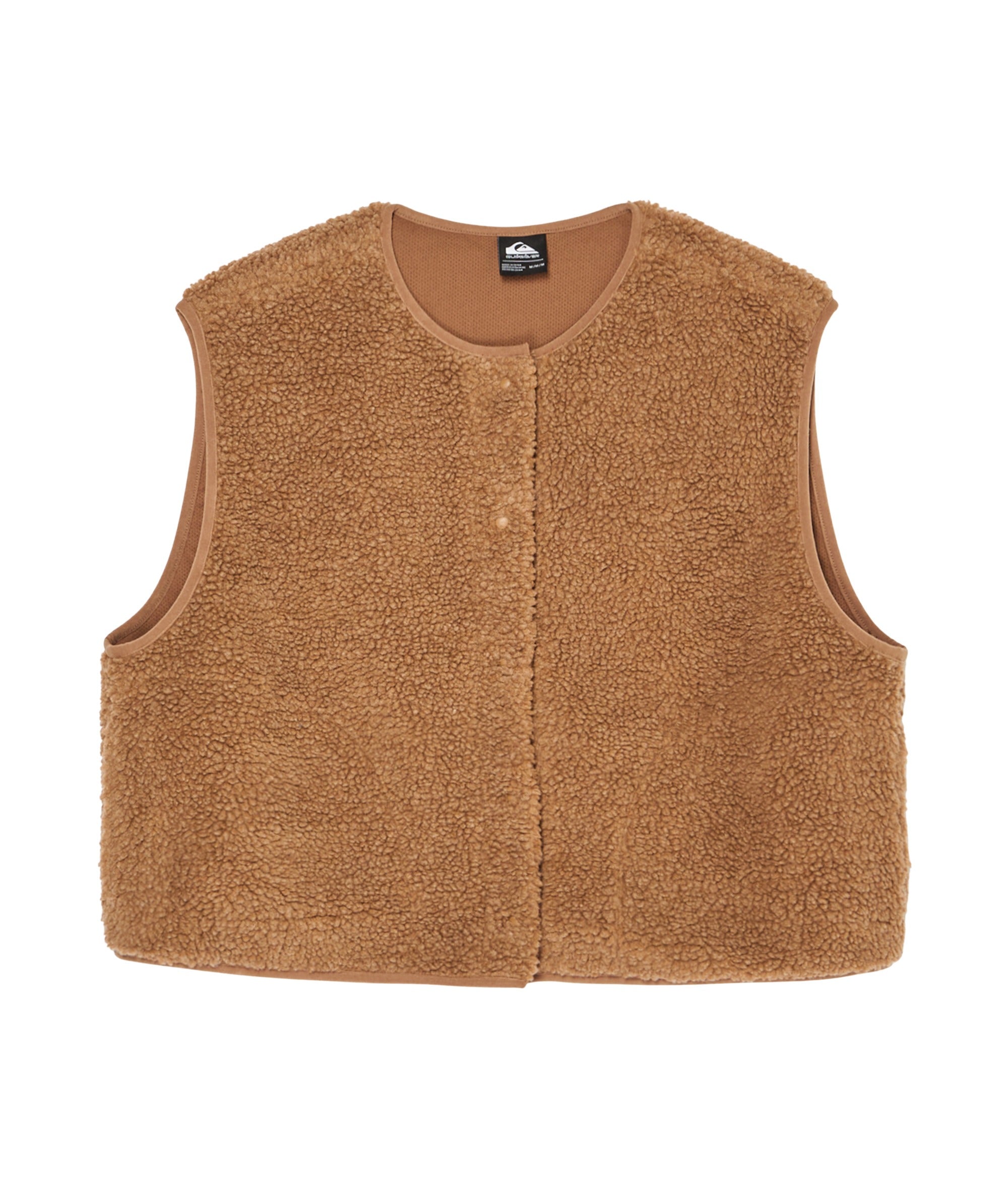 Cropped Vest Full Zip Polar Fleece Trui