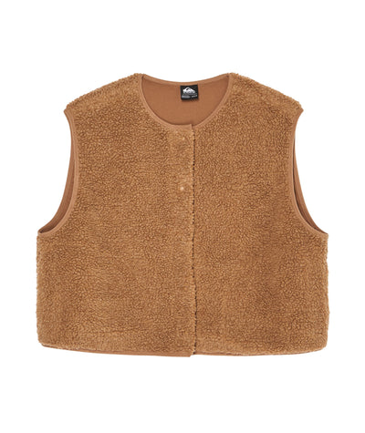 Cropped Vest Full Zip Polar Fleece Trui