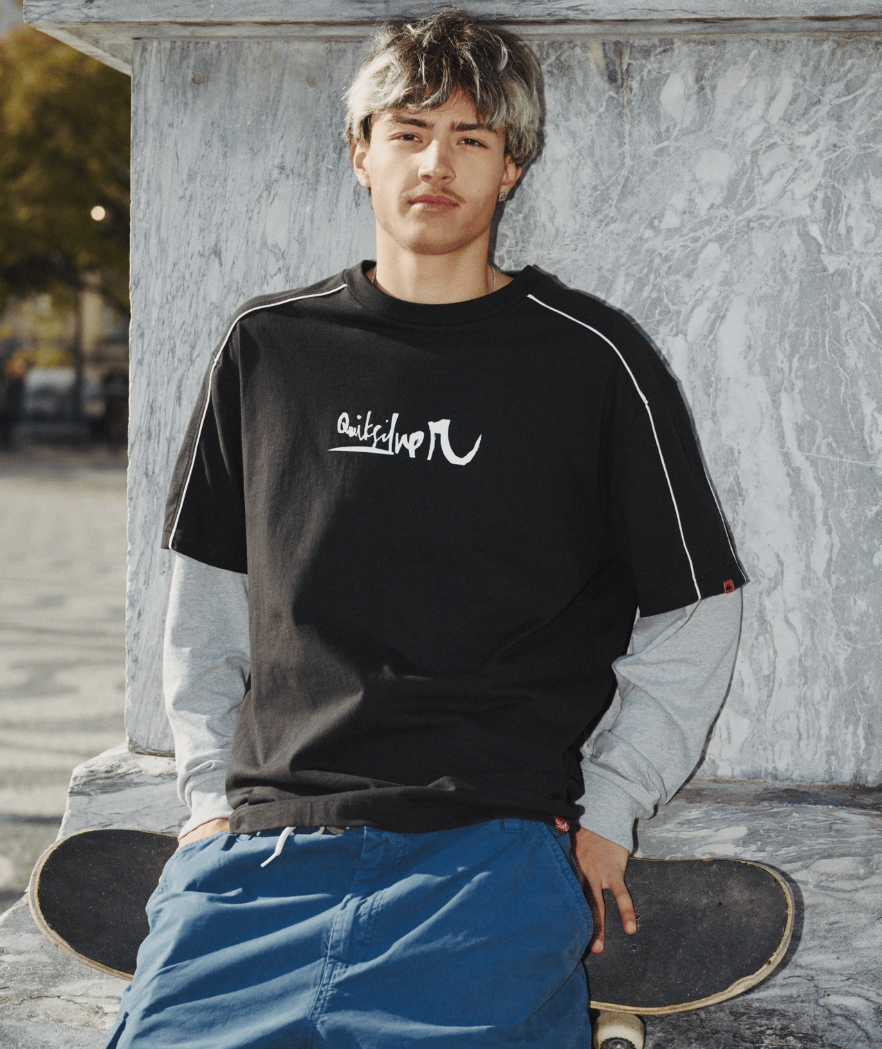 Young Guns Double Layer Lange Mouwen T-shirt
