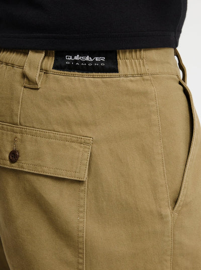 Diamond Pleated Pant Lange Broek