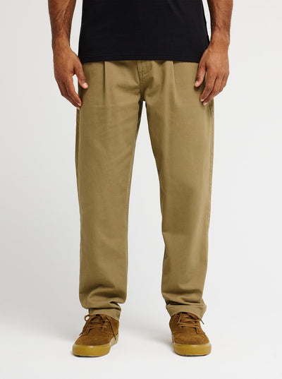 Diamond Pleated Pant Lange Broek