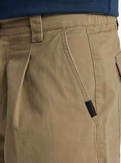 Diamond Pleated Pant Lange Broek