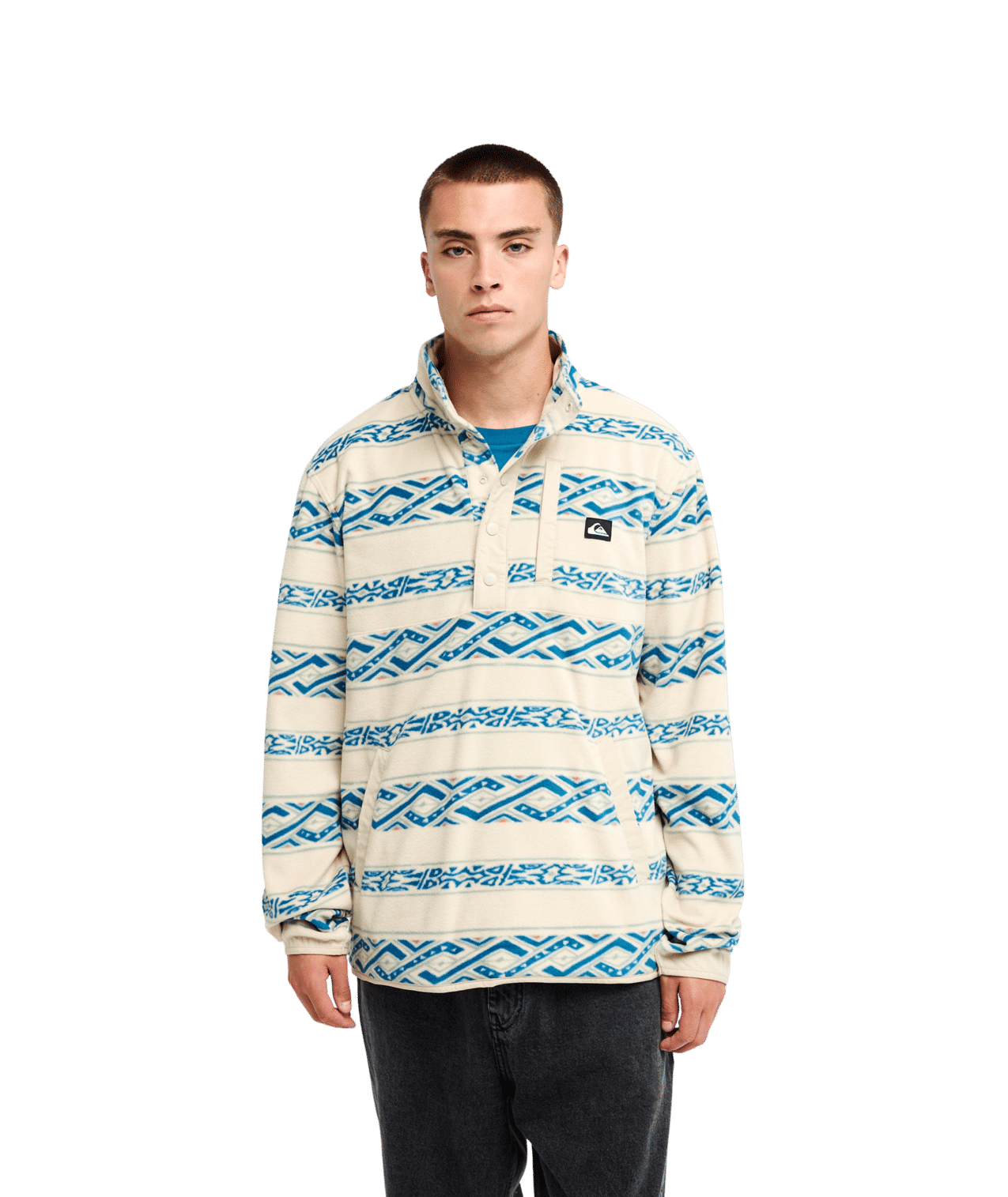 No Destination Half Zip Polar Fleece Trui