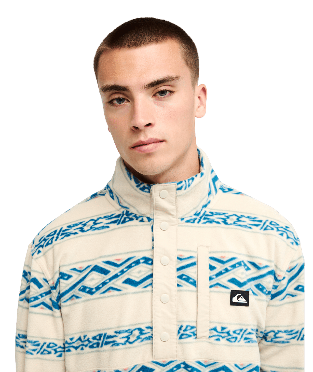 No Destination Half Zip Polar Fleece Trui