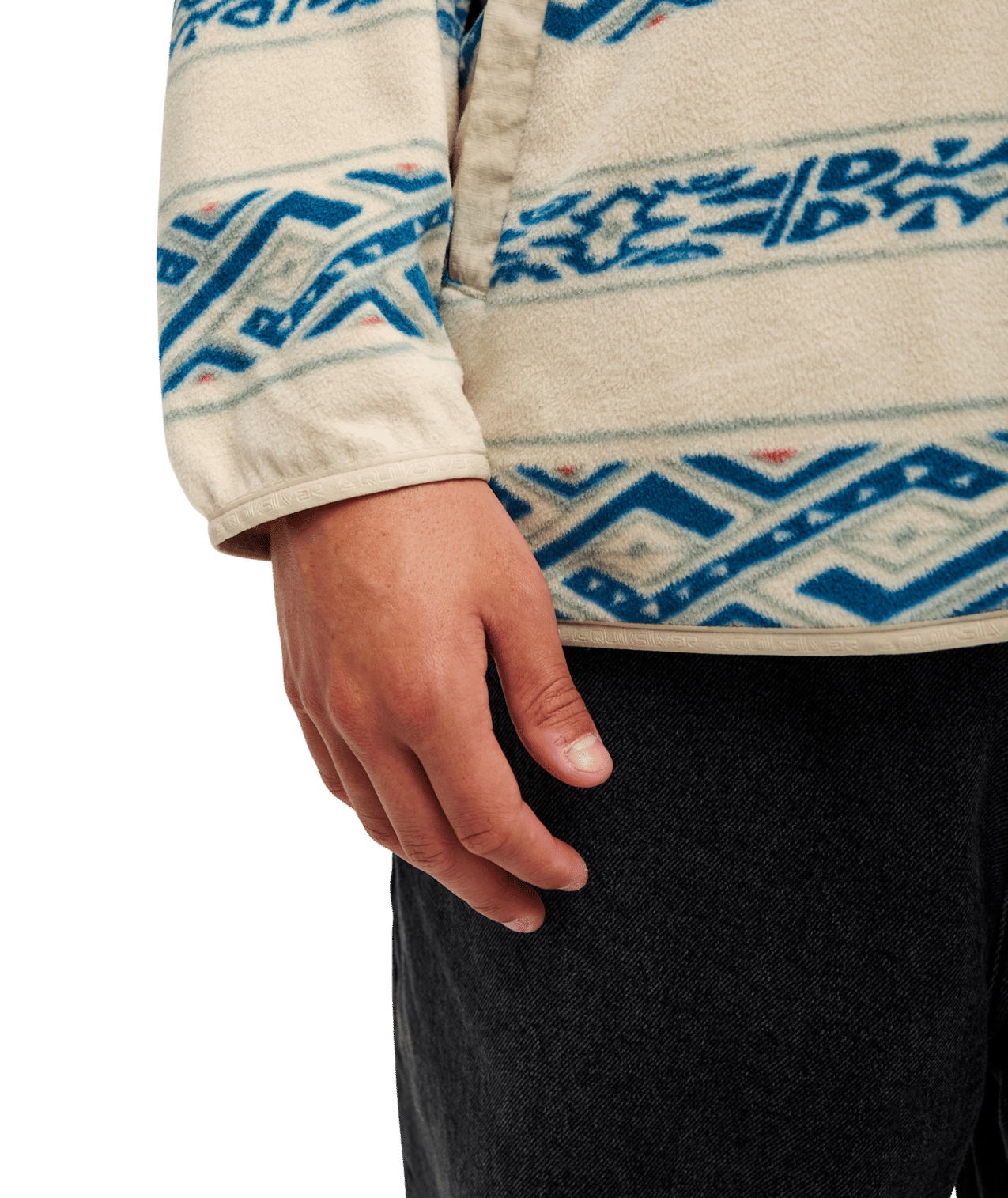 No Destination Half Zip Polar Fleece Trui