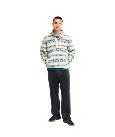 No Destination Half Zip Polar Fleece Trui