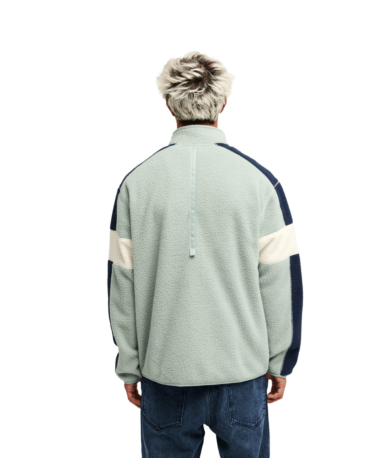 Clean Coast Blo Half Zip Polar Fleece Trui