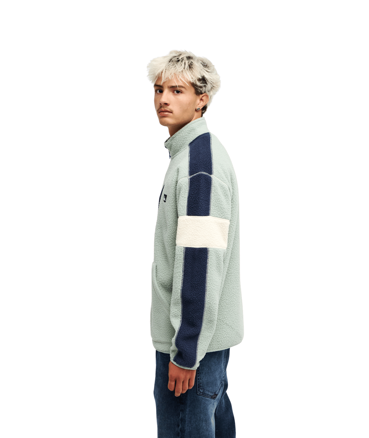 Clean Coast Blo Half Zip Polar Fleece Trui