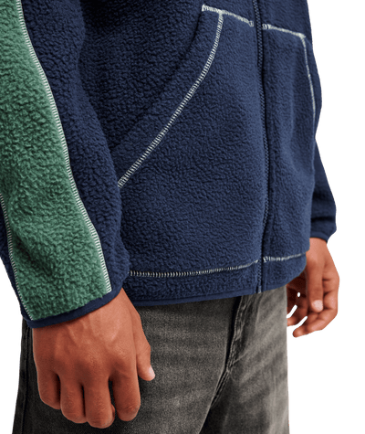Clean Coast Blo Half Zip Polar Fleece Trui