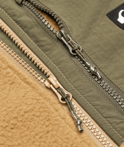 Clean Cost Hood Full Zip Polar Fleece Trui