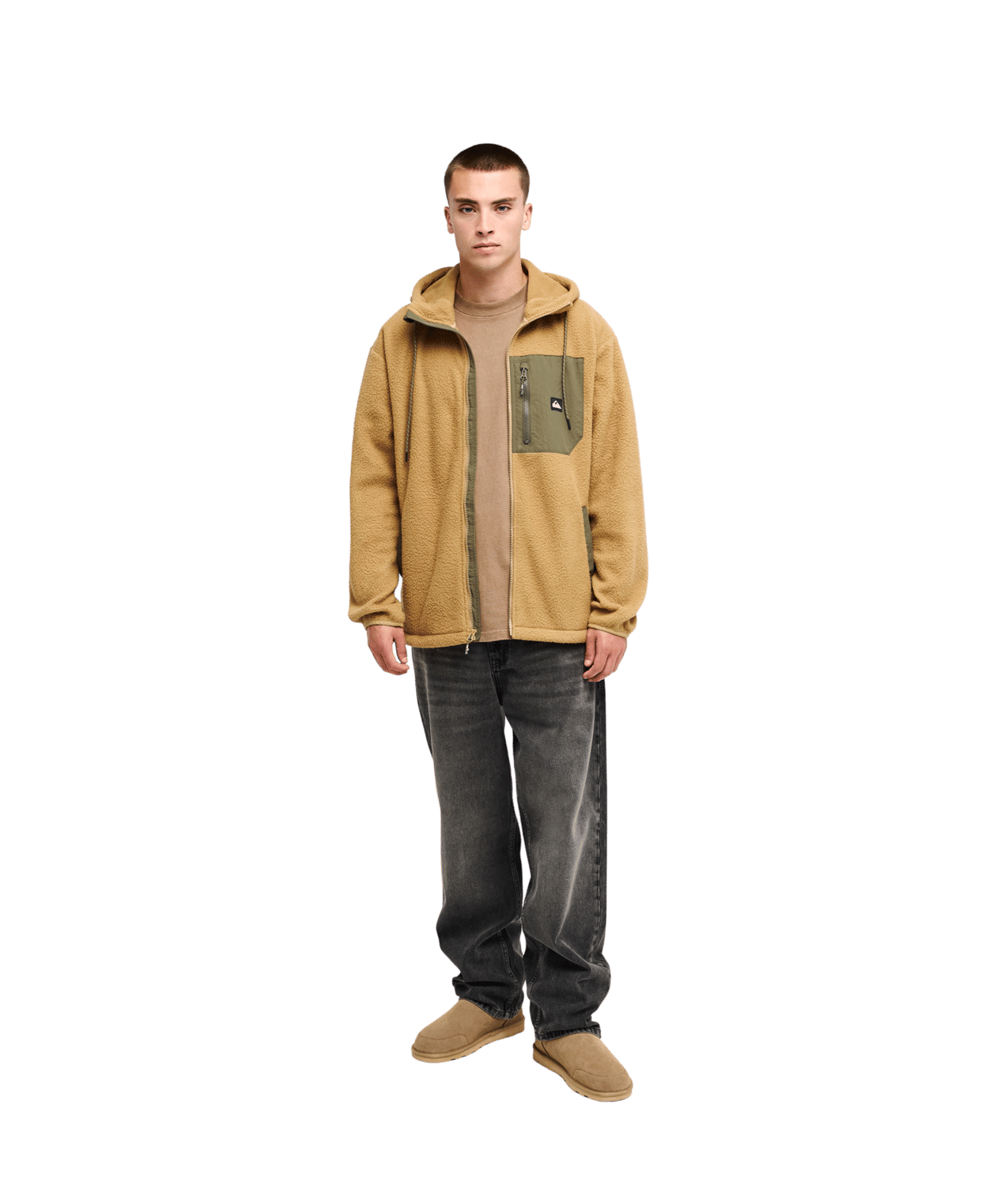Clean Cost Hood Full Zip Polar Fleece Trui