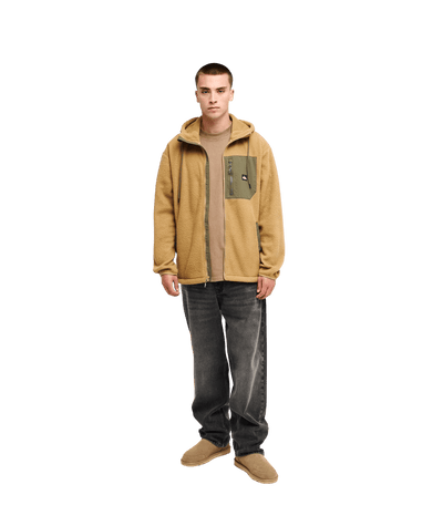 Clean Cost Hood Full Zip Polar Fleece Trui