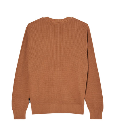 Waffle Sweater Crew Neck Trui