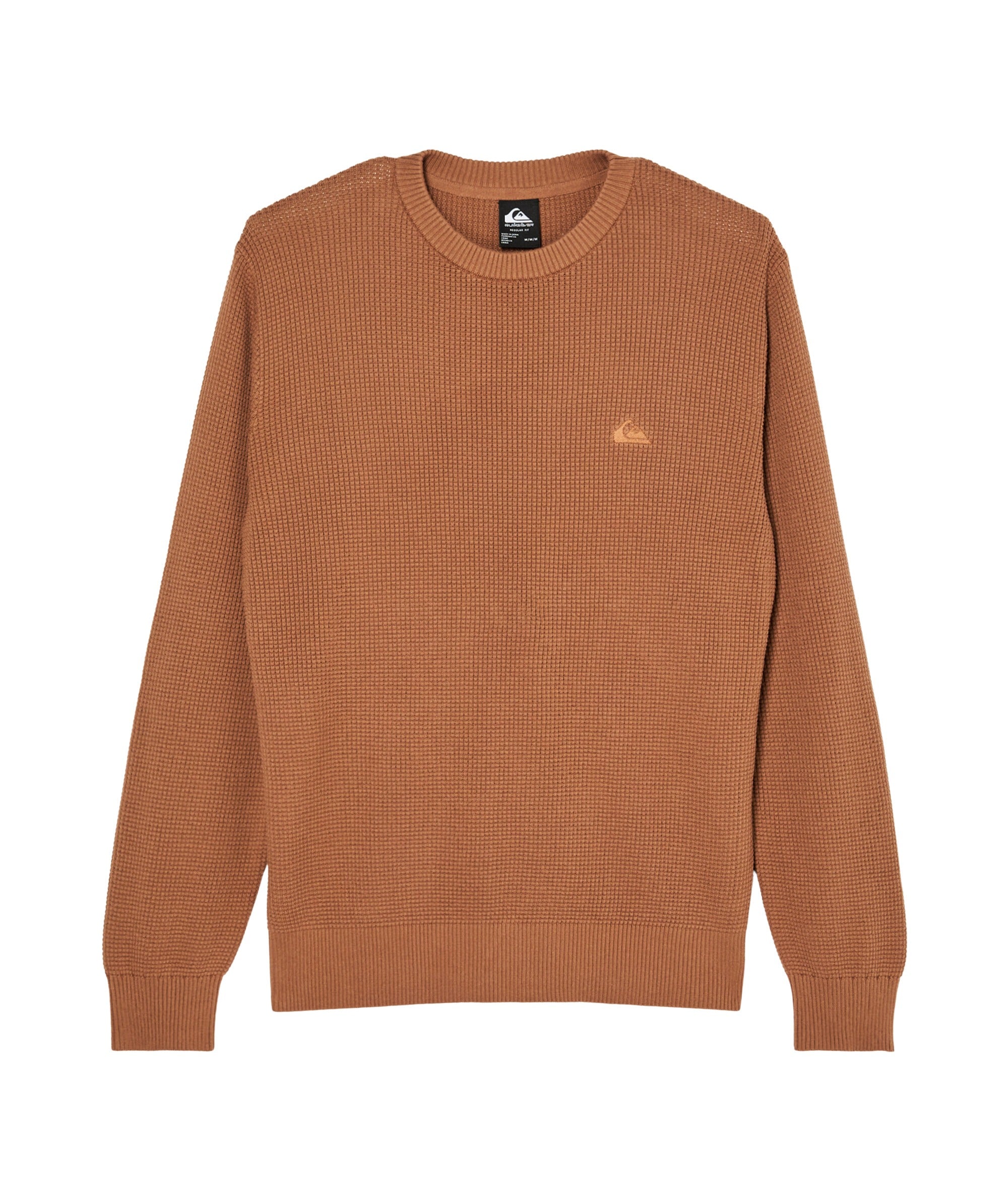 Waffle Sweater Crew Neck Trui