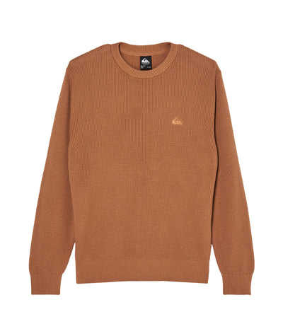 Waffle Sweater Crew Neck Trui