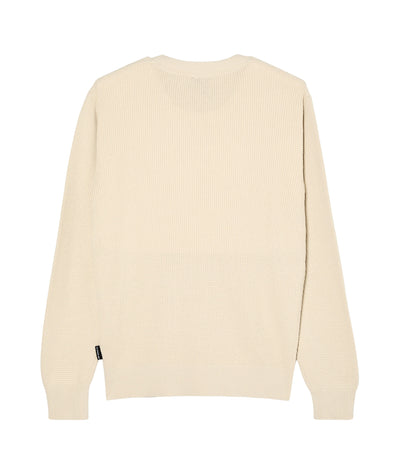 Waffle Sweater Crew Neck Trui