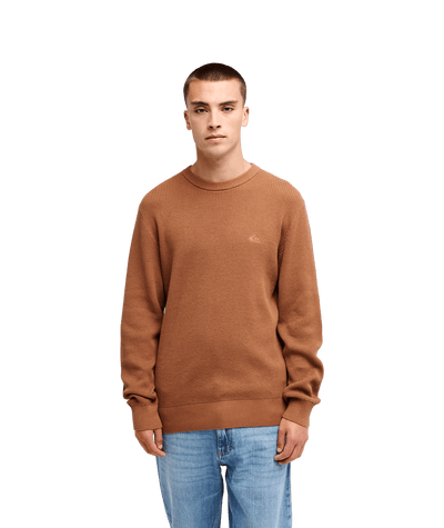 Waffle Sweater Crew Neck Trui