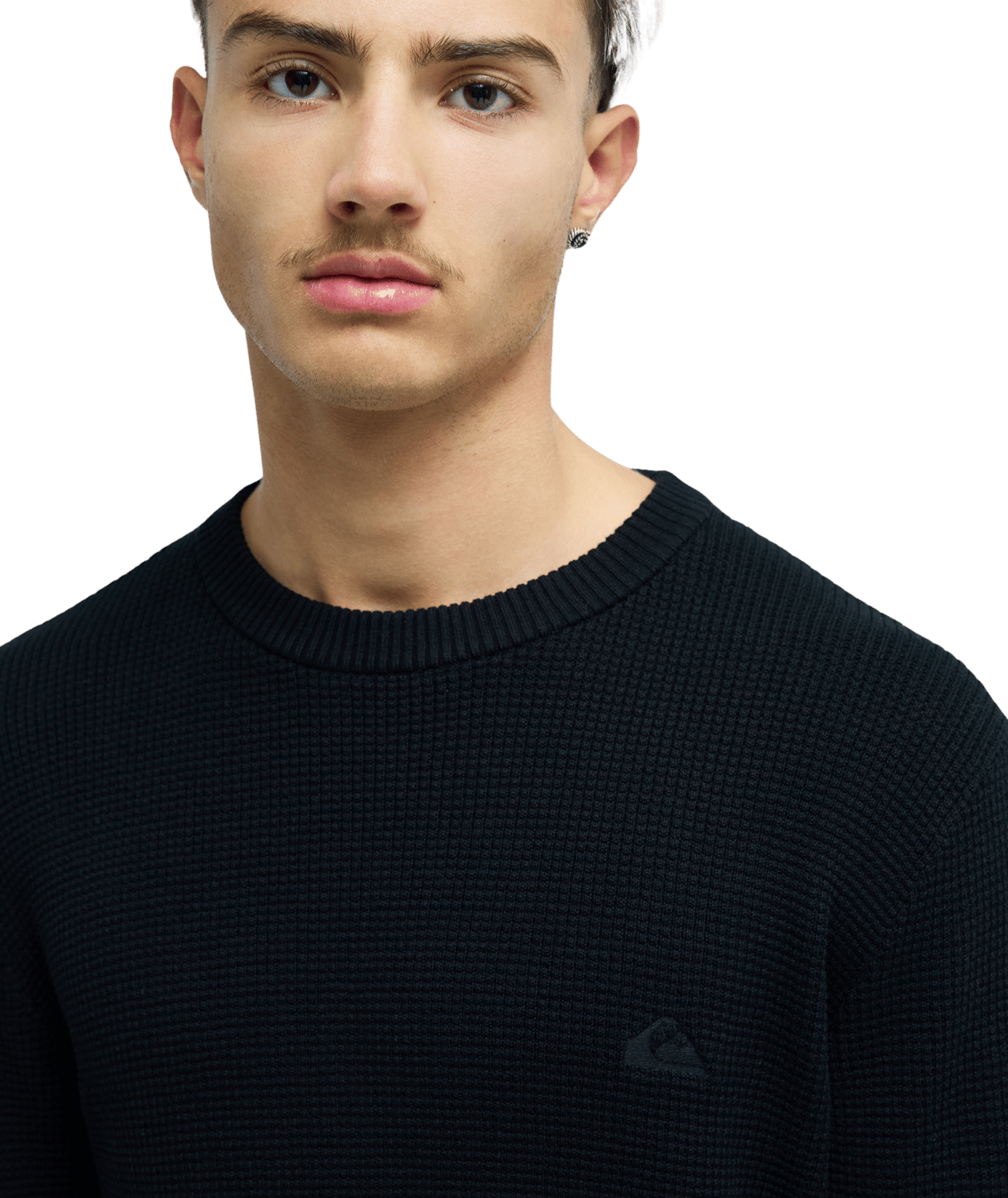 Waffle Sweater Crew Neck Trui