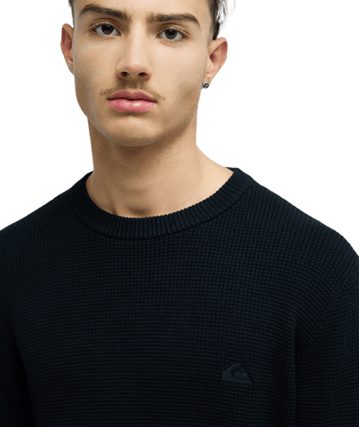 Waffle Sweater Crew Neck Trui