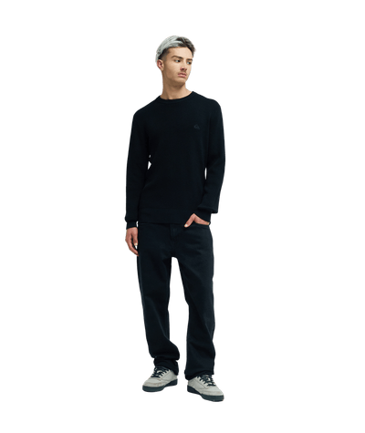 Waffle Sweater Crew Neck Trui