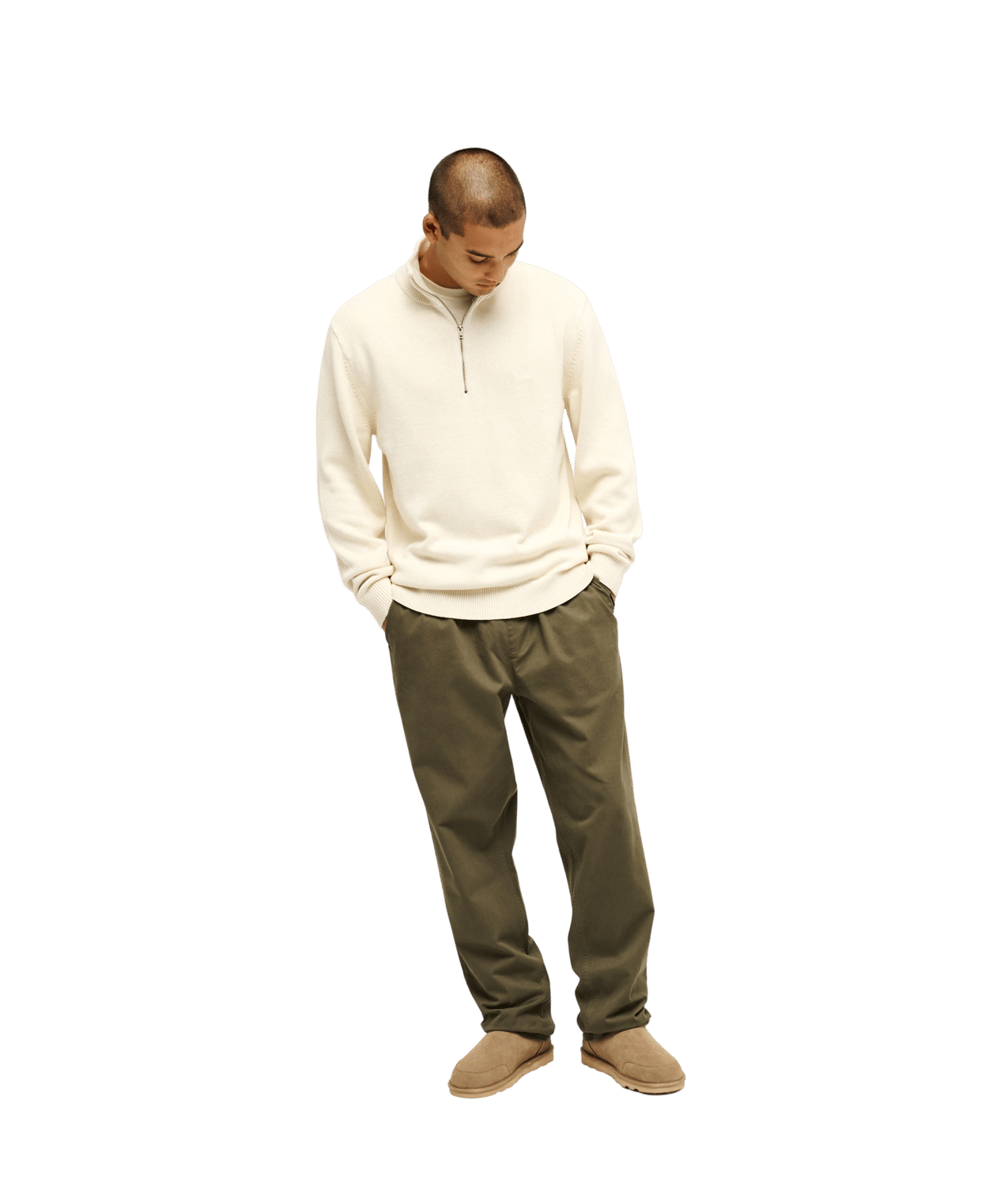 Salt Water 1/4 Crew Neck Trui