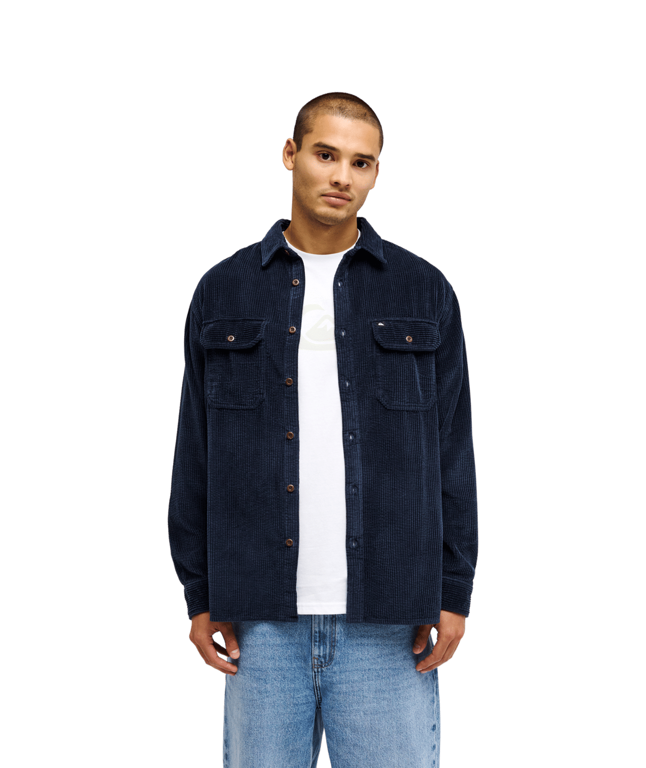 Venture Cord Lange Mouwen Overhemd