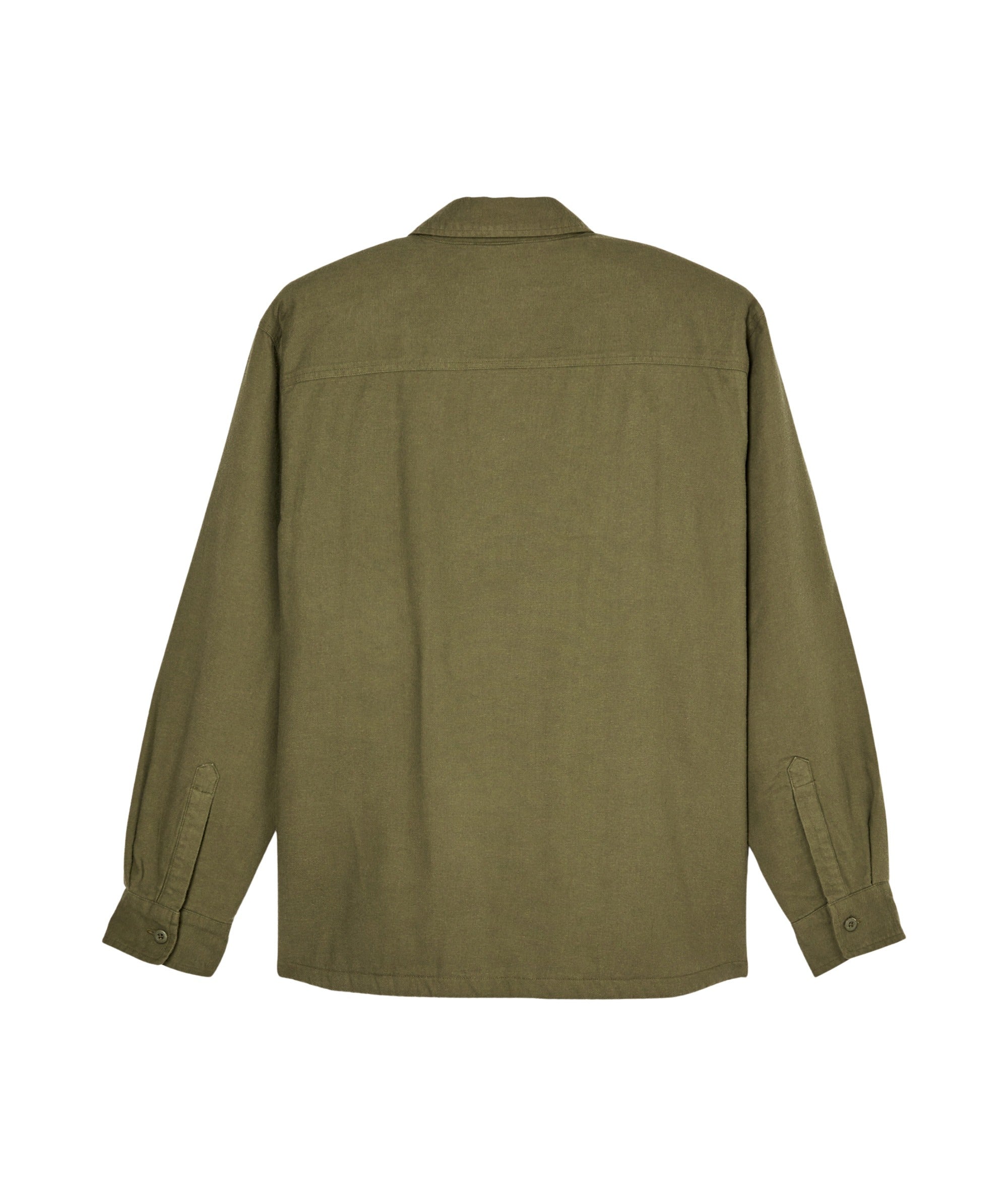 Sherpa Solid Lange Mouwen Woven Top