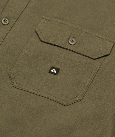 Sherpa Solid Lange Mouwen Woven Top