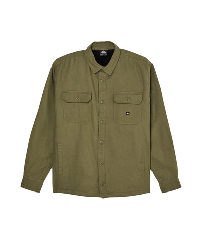 Sherpa Solid Lange Mouwen Woven Top