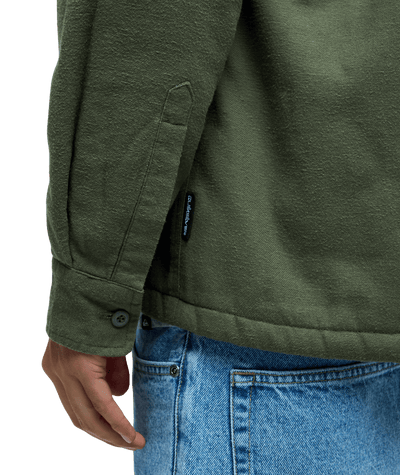 Sherpa Solid Lange Mouwen Woven Top