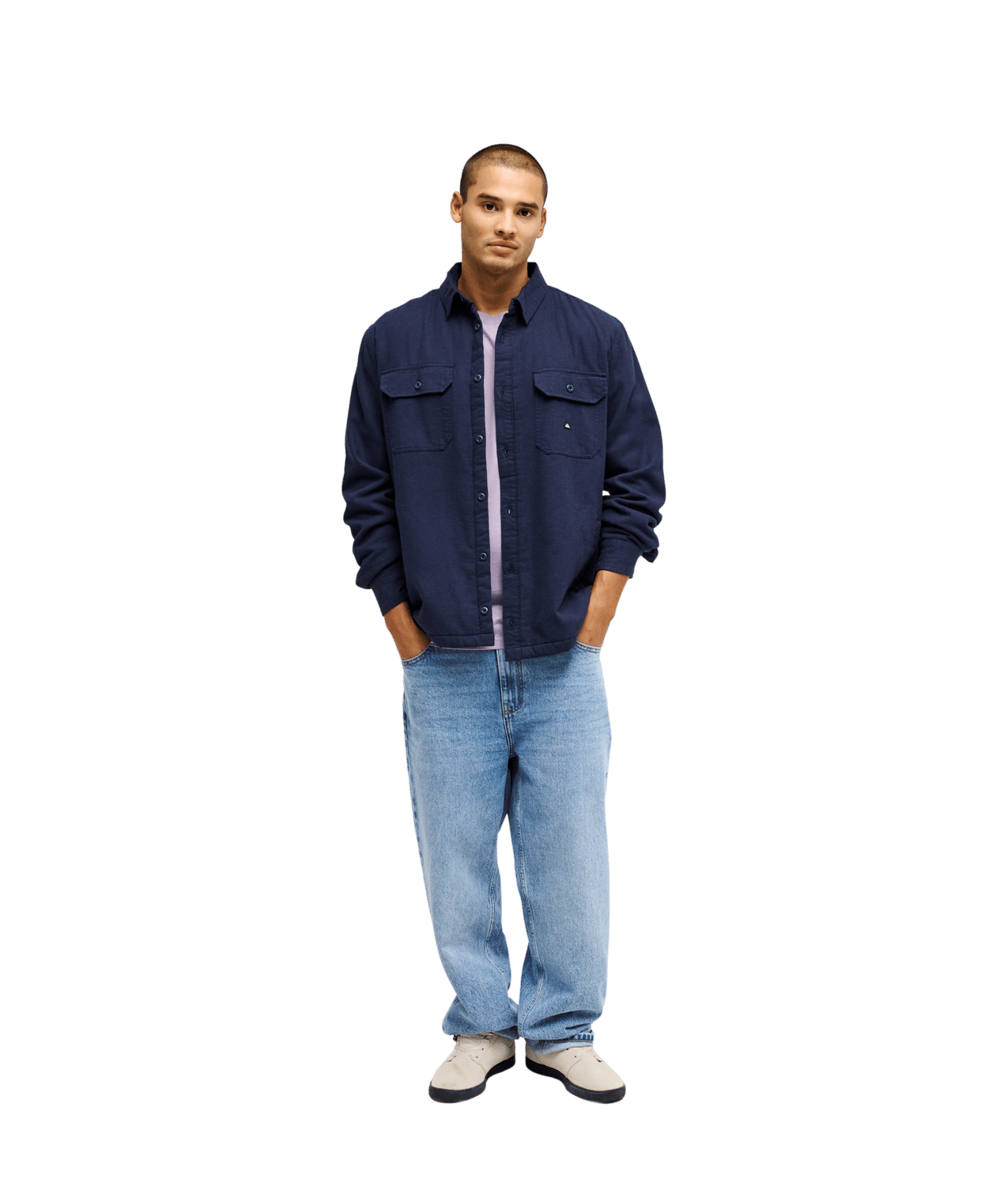 Sherpa Solid Lange Mouwen Overhemd