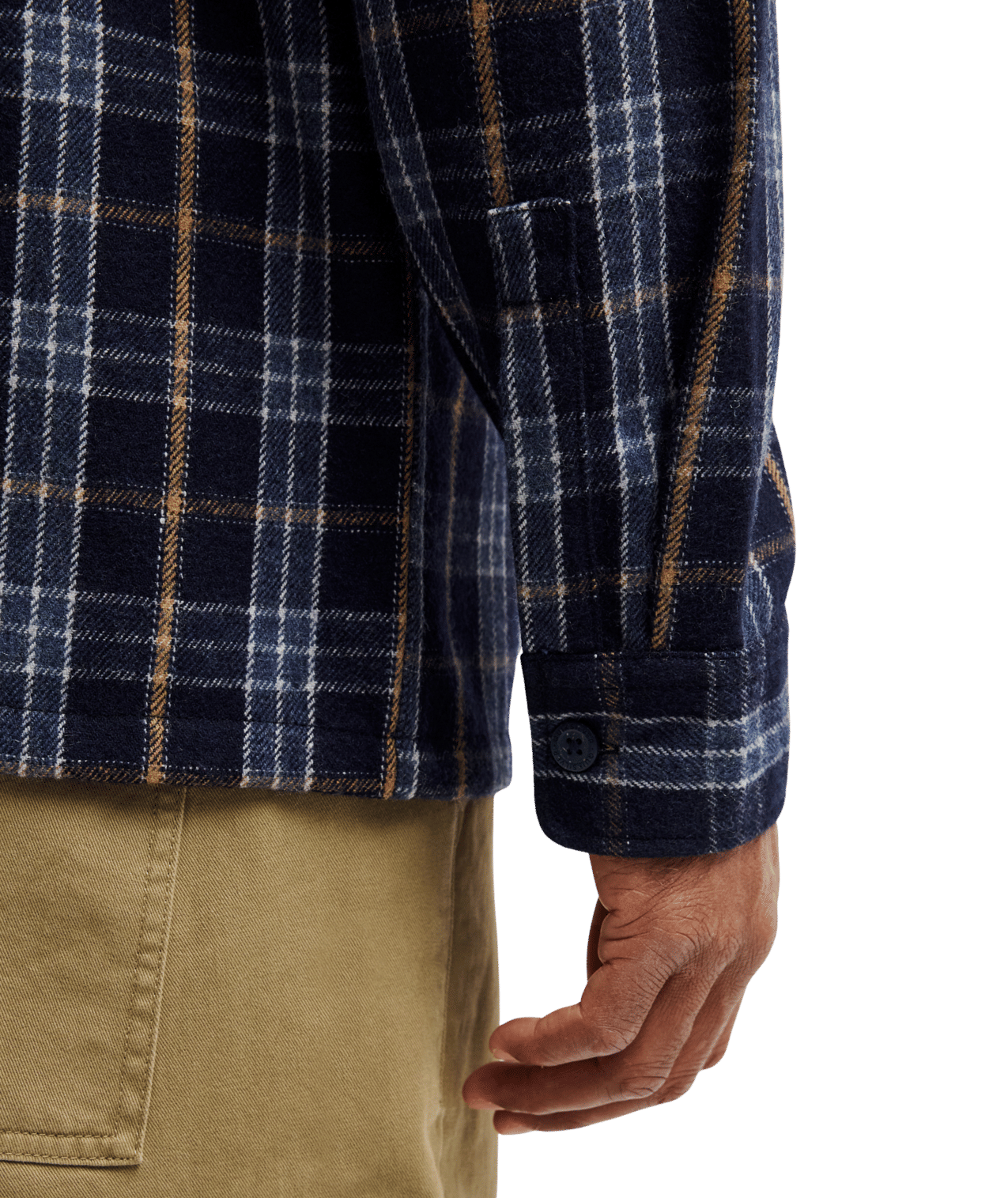 Diamond Wool Lange Mouwen Overhemd