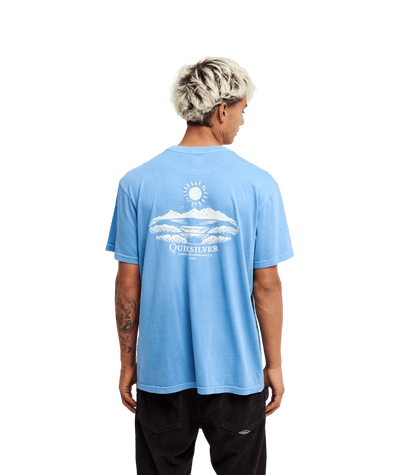 Neon Blue Korte Mouwen T-shirt