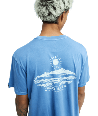 Neon Blue Korte Mouwen T-shirt