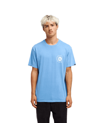 Neon Blue Korte Mouwen T-shirt