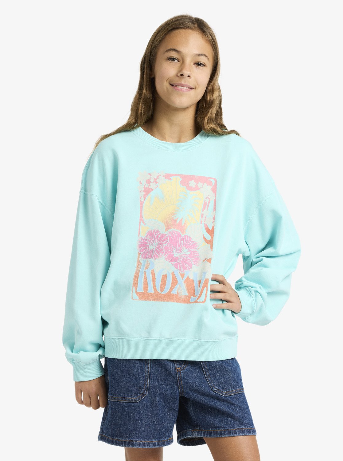 Lneup Crew Rg T Crew Neck Fleece Trui Voor Kids