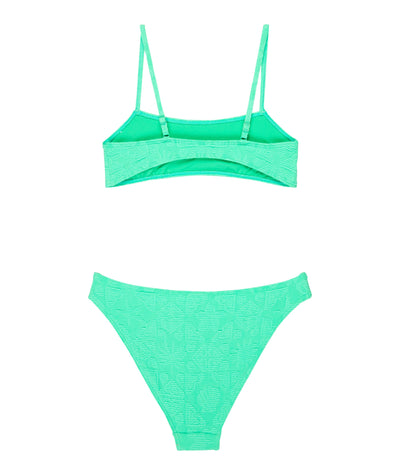 Hippie Hour Halter Bikini Set Voor Meisjes