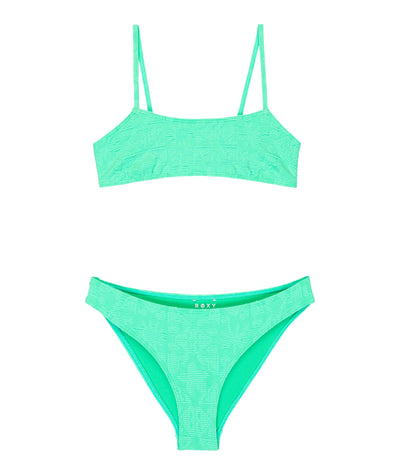Hippie Hour Halter Bikini Set Voor Meisjes